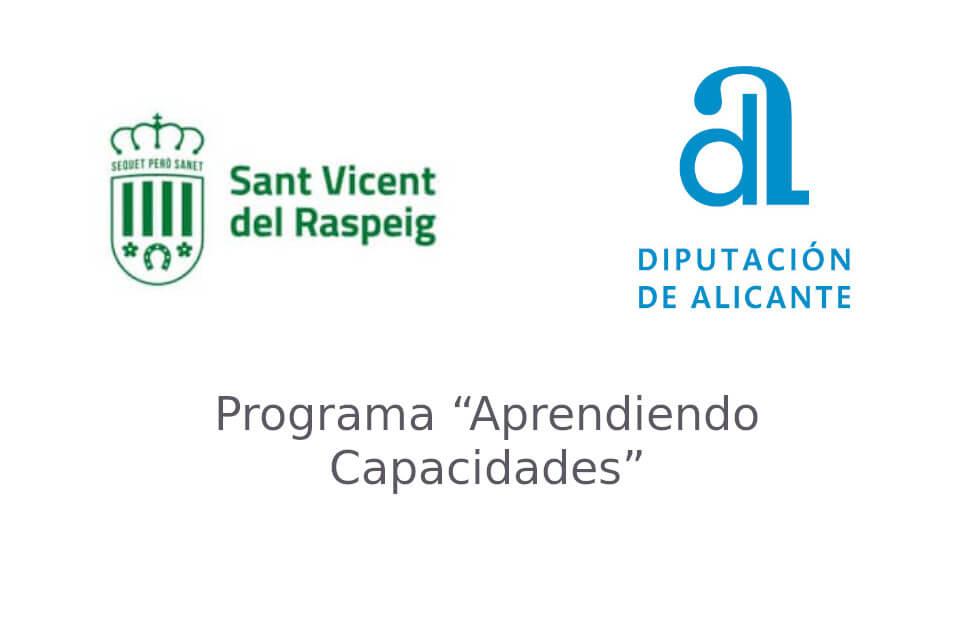 Agradecimientos al Ayuntamiento de San Vicente y a la Diputación de Alicante