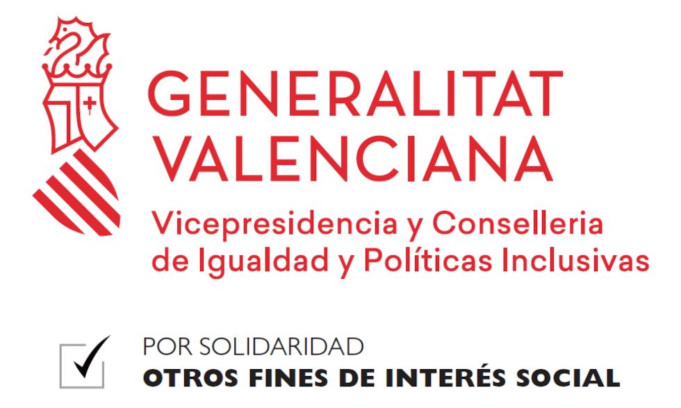 Reiteramos agradecimientos a la Conselleria de Igualdad y Políticas Inclusivas