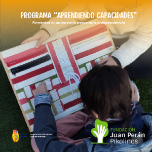 Agradecimiento a Fundación Juan Perán Pikolinos, por su aportación al proyecto Aprendiendo Capacidades.