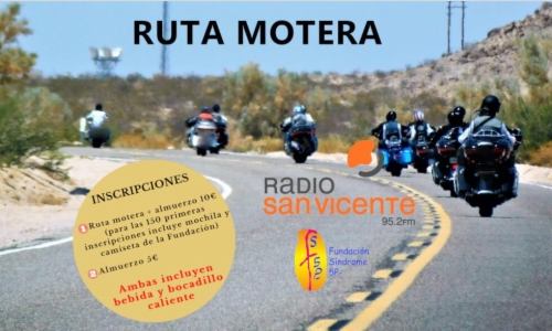 Entrevista a la presidenta en Radio San Vicente con motivo de la Ruta Motera
