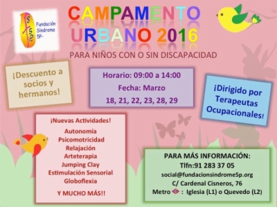 Campamento Urbano en Semana Santa