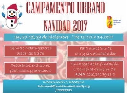 Campamento Urbano de Navidad en Madrid