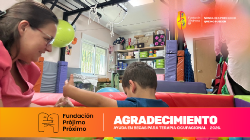 Imagen portada de Agradecimiento a Fundación Prójimo Próximo - Becas para Terapia Ocupacional 2026