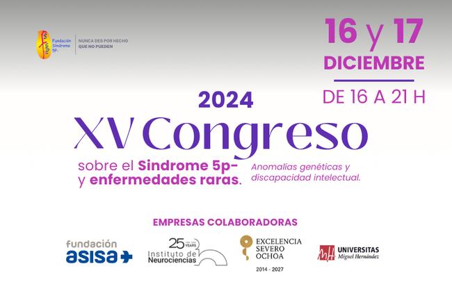 imagen de portada de ¡Nueva edición! XV Congreso sobre el Síndrome 5p- y Enfermedades Raras