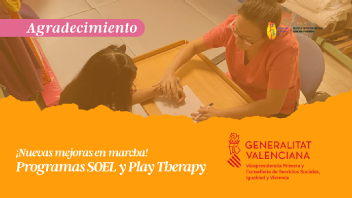 ¡Crecemos para ti! Nuevos impulsos para nuestros programas SOEL y Play Therapy