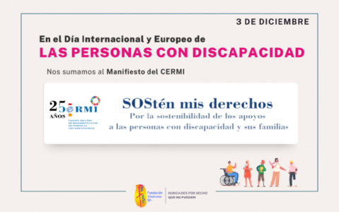 3 de diciembre: Día Internacional y Europeo de las Personas con Discapacidad