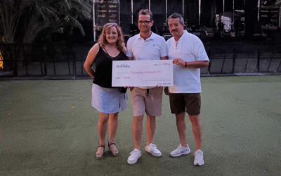 Agradecimiento a la Fiesta Solidaria Noches Mágicas por el donativo que nos han entregado.