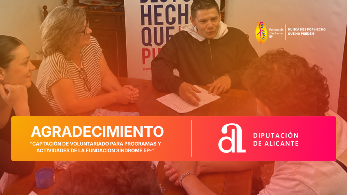La Diputación de Alicante nos concede una subvención para impulsar la captación de voluntariado.