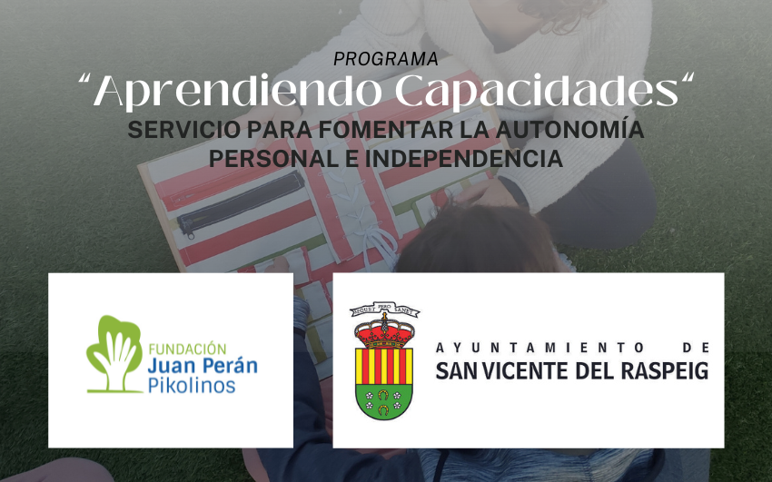 Agradecimiento por colaborar con nuestro programa “Aprendiendo Capacidades”