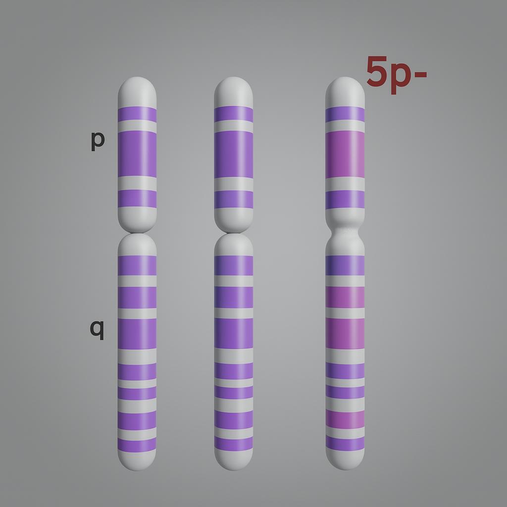 ilustración 3d cromosomas