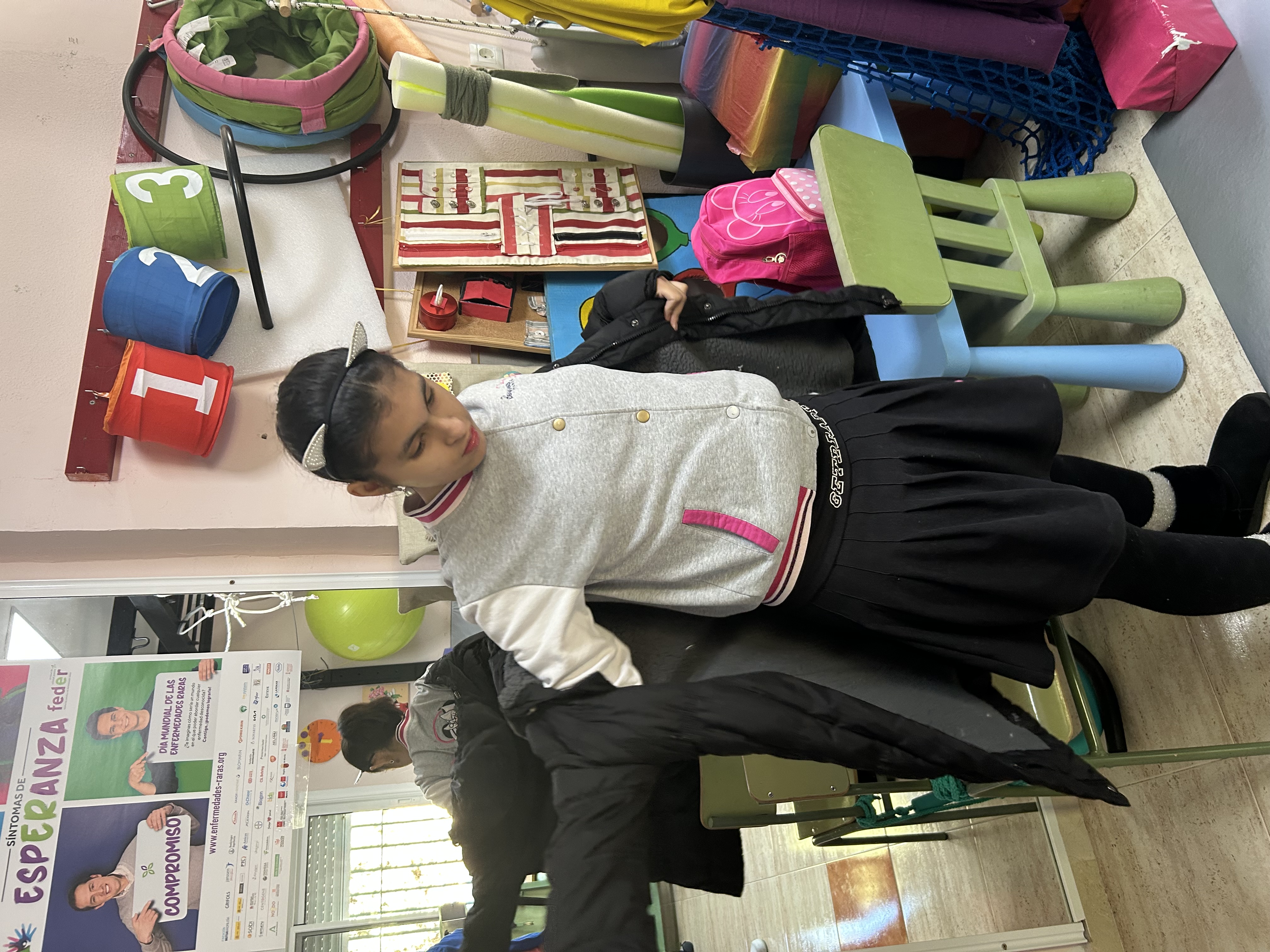 niña con autonomía