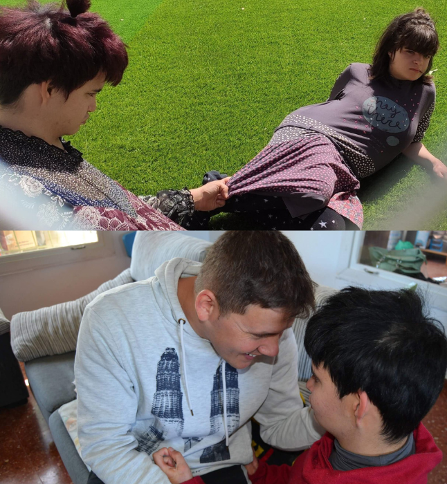 collage de fotos de la fundación